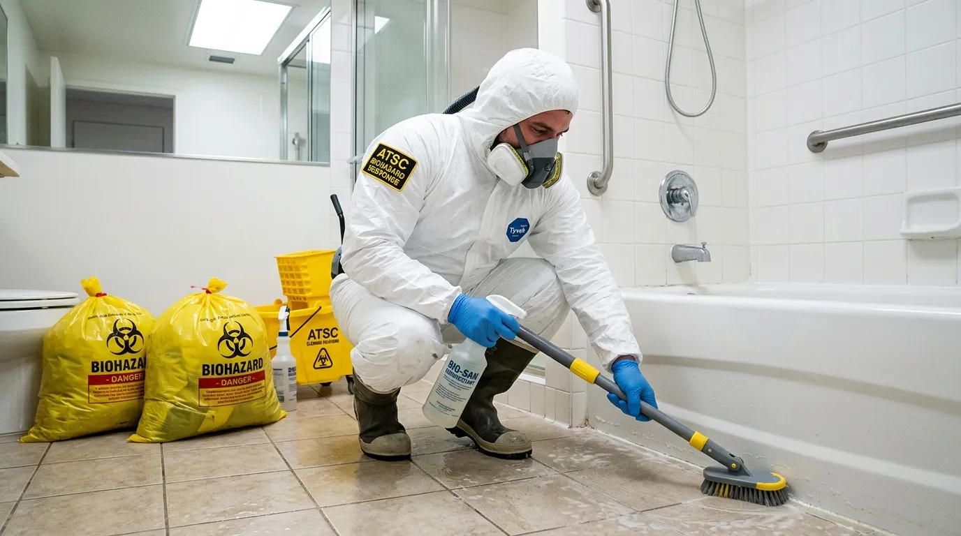 Decontamination equipment deployed for Blood Cleanup in Calhoun